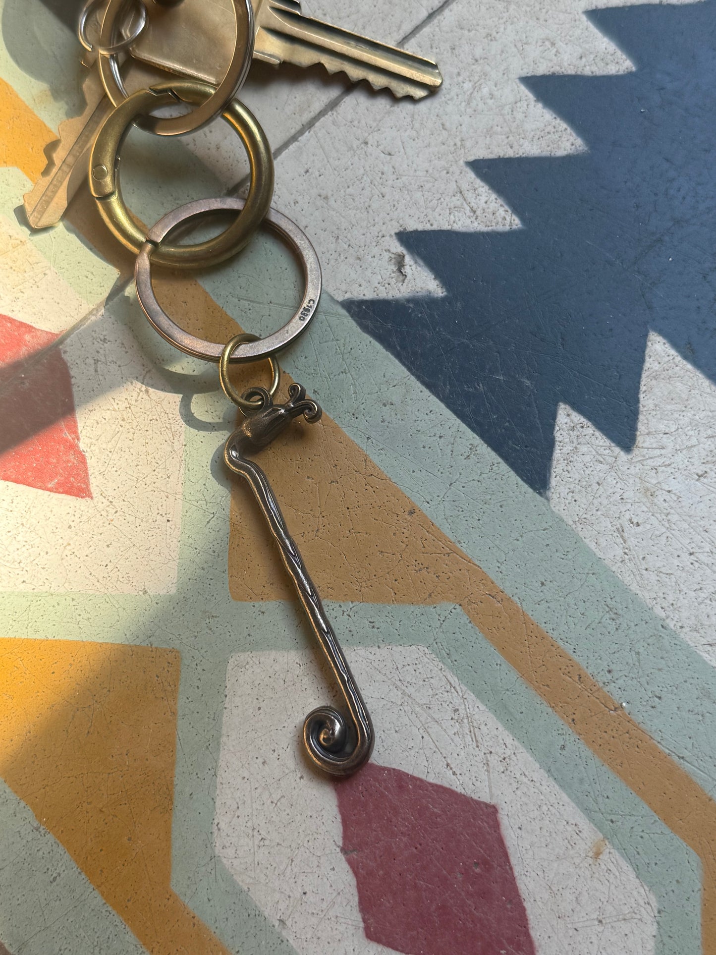 Las Ramblas Serpent Keychain